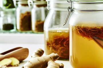 How to Make Homemade Ginger Kombucha: A Step-by-Step Guide