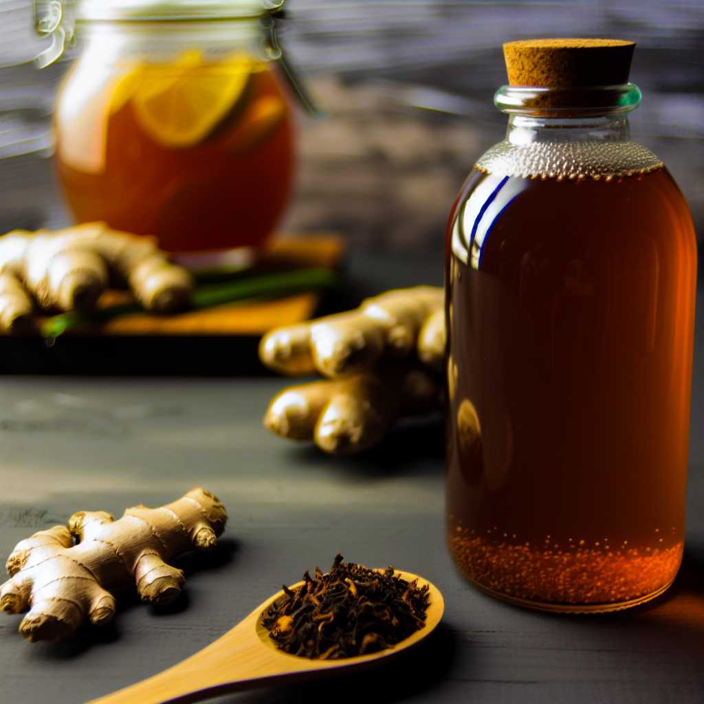 The Health Benefits of Kombucha Tea with Ginger